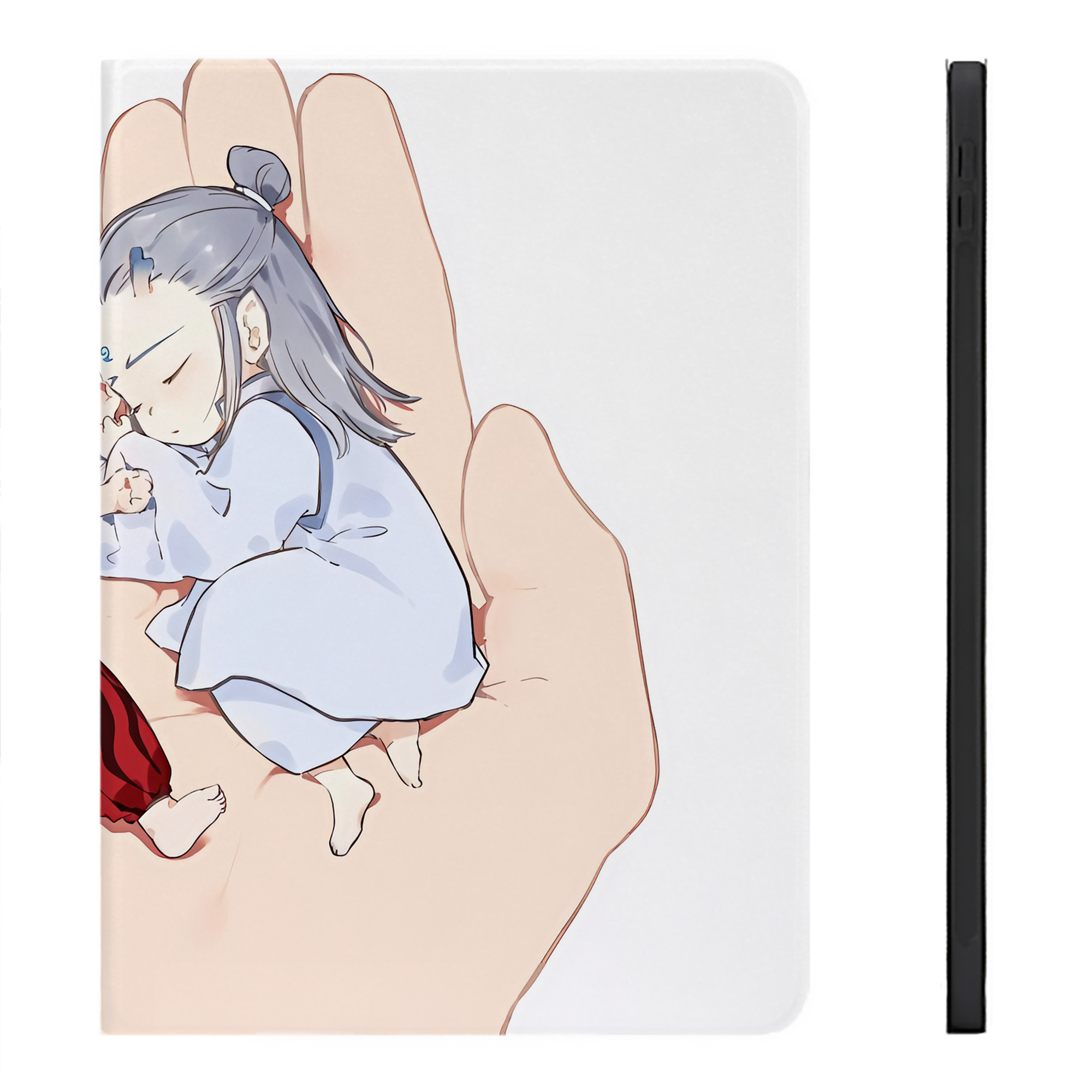 （画像用） Ne Zha 2 ナタ 魔童の大暴れ IPadケース ペンホルダー付き ブックスタイルデザイン